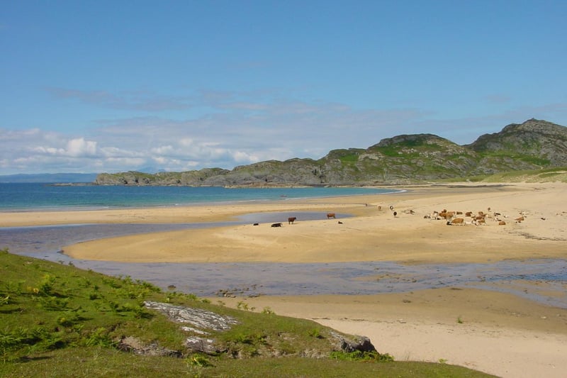 Moving over to the Western Isles, Colonsay is a small island south of Mull in the Inner Hebrides. It was in the sand dunes of Kiloran Bay that a significant Viking grave was discovered. A man had been buried in a boat there with a horse and a number of Scandinavian weapons and tools. Historians think his horse may have been killed to travel with him in the afterlife. Two other Viking burials with animals have also been found on this island.