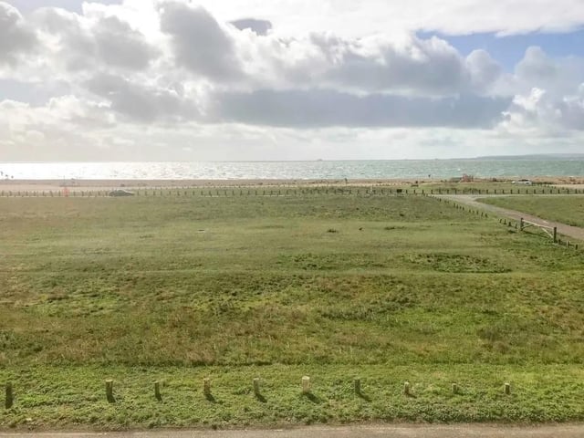 This four bedroom flat in Sea Front, Hayling Island, has gone on sale for £399,995. It is listed by Hugh Hickman and Son.