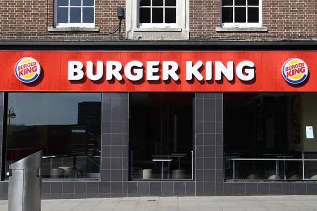 A Burger King restaurant is seen closed due to the current coronavirus (COVID-19) pandemic (Photo by Naomi Baker/Getty Images)