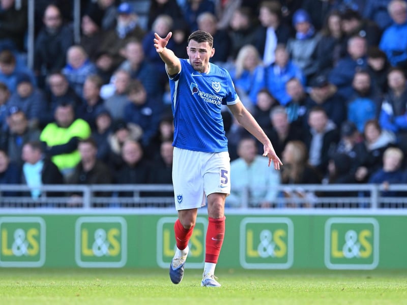 After a two-game absence due to injury, Poole made an instant comeback to the side at Pride Park. The popular Welshman has started 19 of Pompey’s 21 Championship fixtures this season.