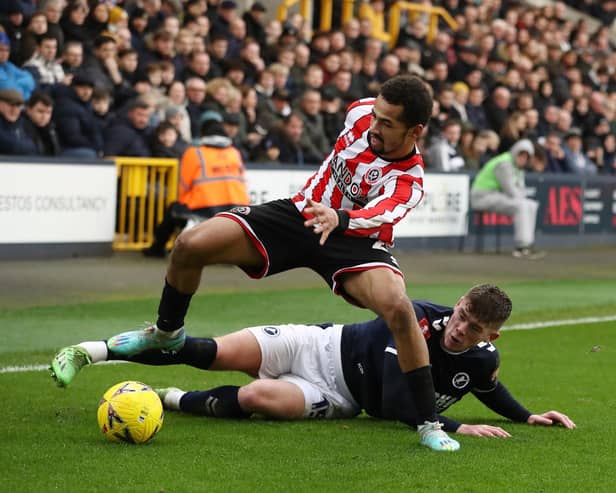 Charlie Cresswell, who spent last season on loan at Millwall, in action against Sheffield United: Paul Terry / Sportimage
