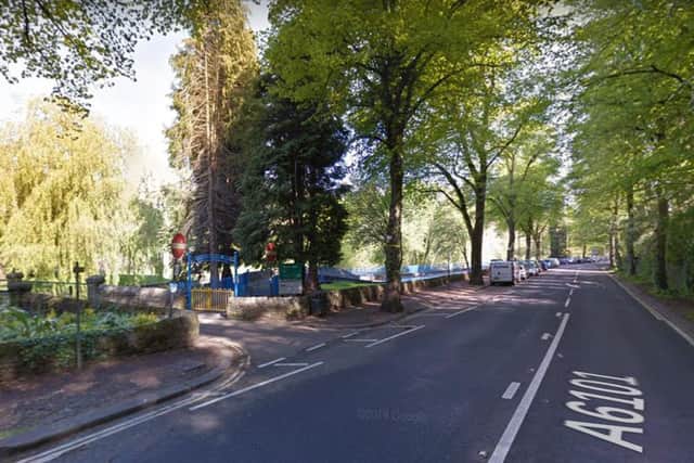 A man was spotted committing a lewd act on Rivelin Valley Road in Sheffield