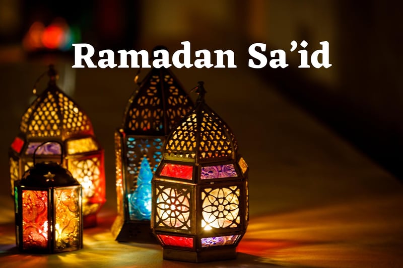 Ramadan Sa’id ("ra-mah-dan say-eed") is a greeting common to Egypt, according to Arabian Tongue, and it is another simple greeting to effectively say "Happy Ramadan" to someone.