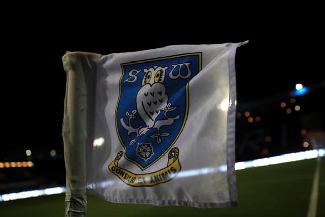Club owner Dejphon Chansiri changed the Sheffield Wednesday badge to this one in 2016, replacing the iconic stylised owl.  (Photo by Matthew Lewis/Getty Images)