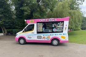 The ice cream van.