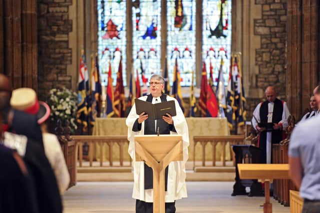 The Very Rev Peter Bradley, Dean of Sheffield Cathedral. Picture: Marie Caley.