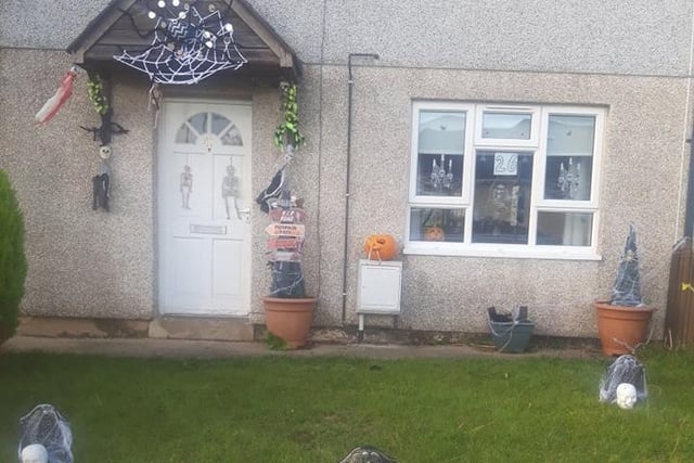 Tammy and eight-year-old Jenson have decorated their house as part of the Pumpkin Trail around the Ladybrook estate.
Houses are numbered, and children tick them off as they find them.
The trail started last year when traditional trick-or-treating was off the cards due to the pandemic.
What a great idea!