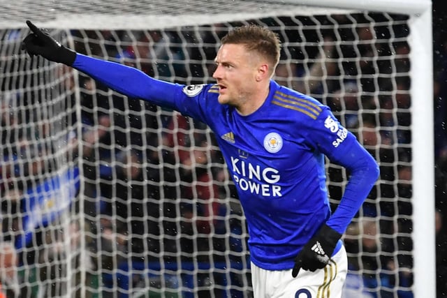 Jamie Vardy, that is all. His 19 goals put the Foxes a massive ten points clear, as their total of losses is slashed in half. What an effort. (Photo by PAUL ELLIS/AFP via Getty Images)