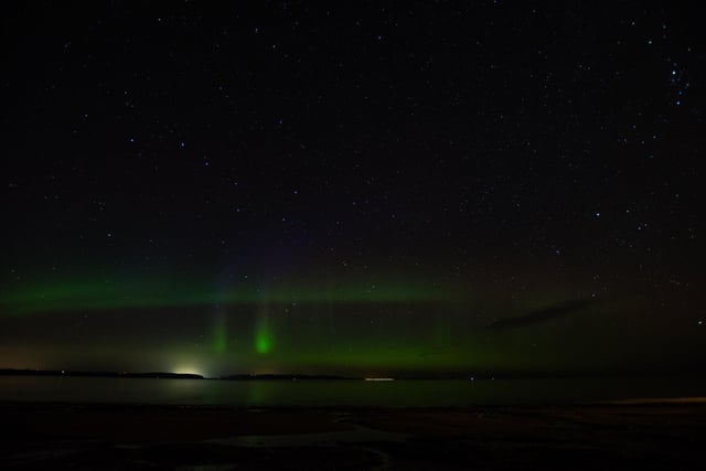The town of Nairn in North-east Scotland is a good place to see the Northern Lights this winter.