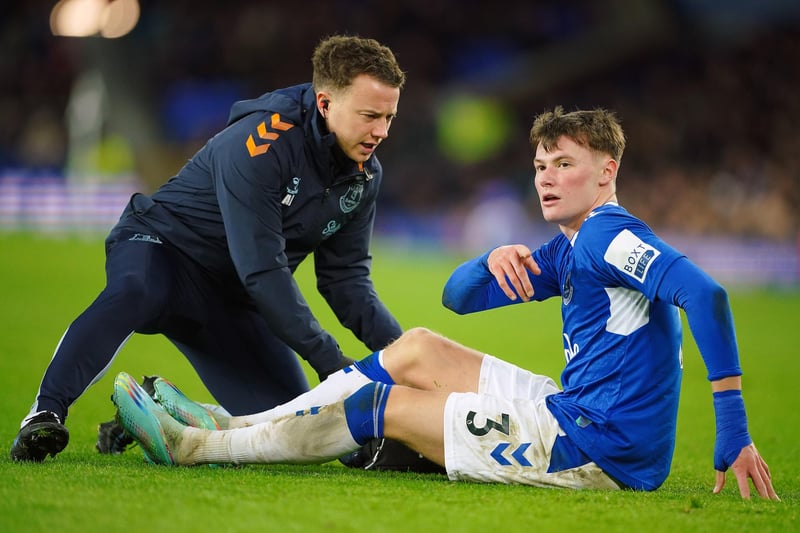 The right-back sustained a medial ligament injury in the 4-1 loss to Brighton and is out for six weeks. Potential return game: Leeds (H), Saturday 18 February. 