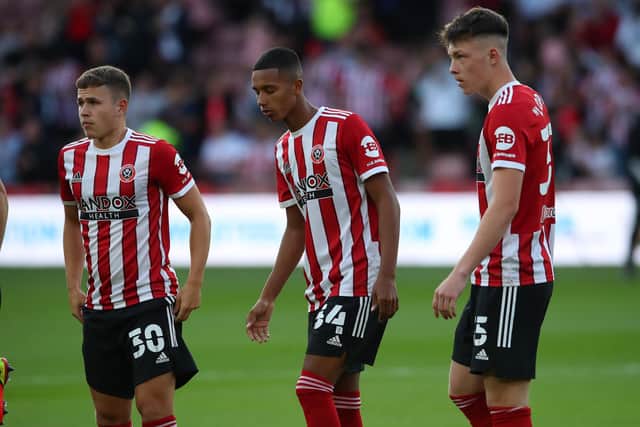 Zak Brunt, Kyron Gordon and Kacper Lopata all had loan spells away from Sheffield United last season: Simon Bellis / Sportimage