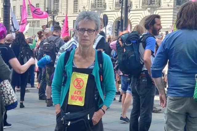 Extinction rebellion campaigner Janice Brown was arrested last week