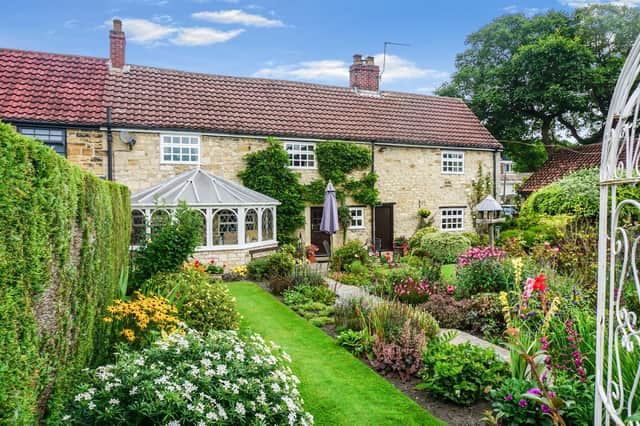 The large rear garden is absolutely stunning and must be seen to appreciate it, says the Purplebricks brochure.