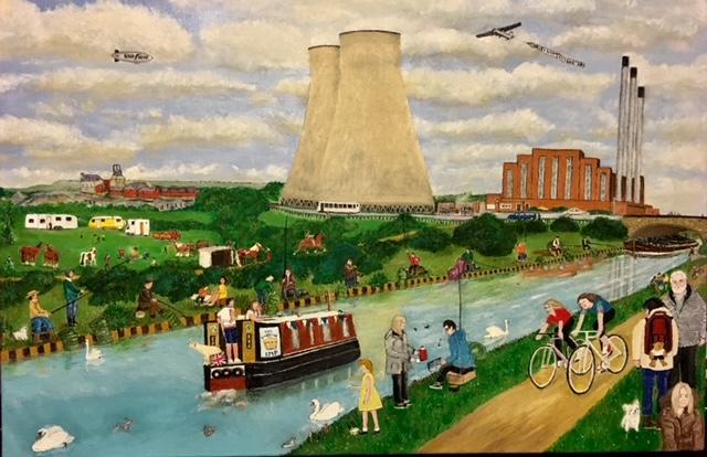 The former power station on Mexborough canal.