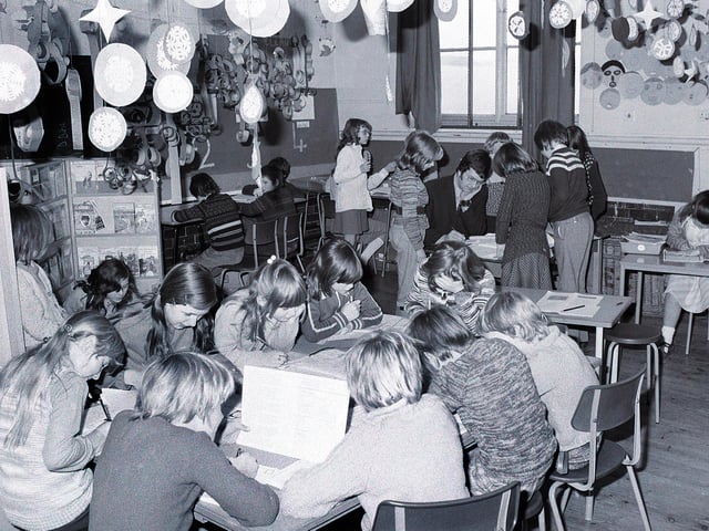 This picture was taken in 1976 at Warsop Vale school - did you attend?