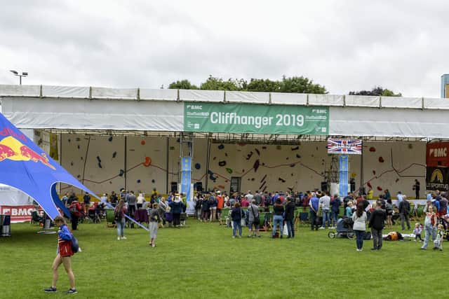 The event includes the British bouldering championships which have been pushed back to next year.