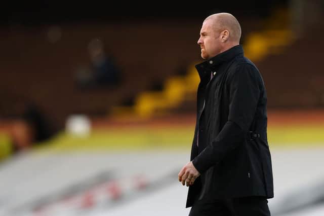 Sean Dyche, Manager of Burnley. (Photo by Catherine Ivill/Getty Images)
