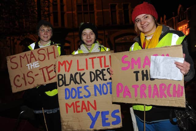 A Reclaim The Night march in Sheffield