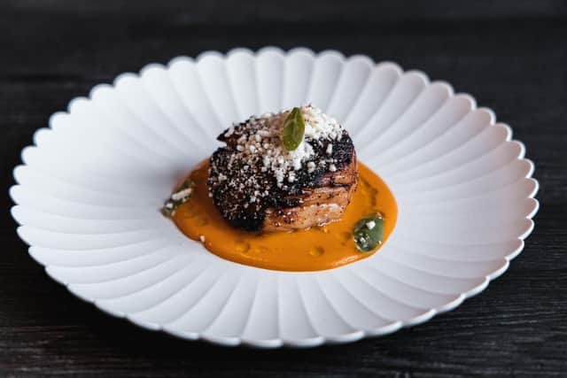 Example of JORO menu, which features in The Restaurant Guide 2022