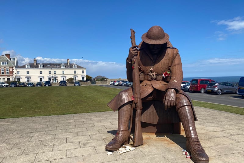 It's not a trip to Seaham without a visit to its landmark statue named locally as Tommy. Created by sculpture Ray Lonsdale, the town campaigned to raise thousands of pounds to buy the statue which had been on loan at the seafront spot in 2014. Inspired by the First World War, the piece is officially named Eleven O One to reflect the first minute of peace.