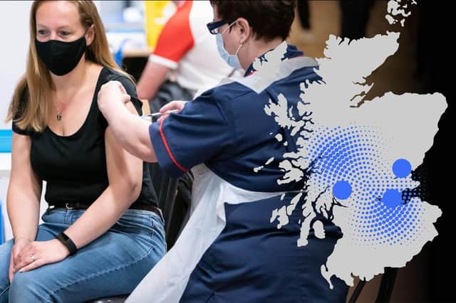 Here are the 12 Scottish areas with the lowest vaccination rates as Scotland awaits news of restrictions easing.