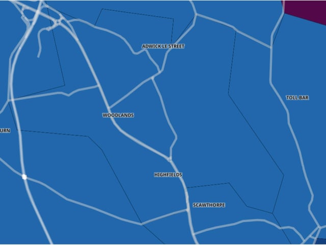 Adwick and Woodlands - down 52.4%