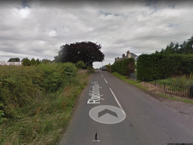 Two-way temporary traffic lights for defect repairs at Roddinglaw Cottages
