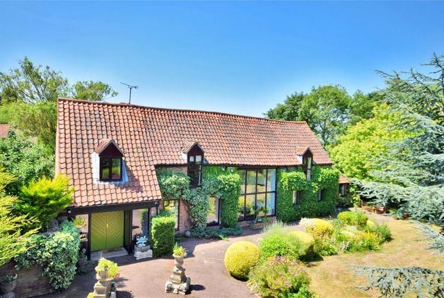 This five bedroom barn conversion has an indoor swimming pool.