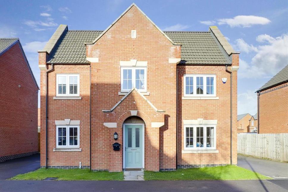 The substantial four-bedroom, detached house on Tom Stimpson Way in Sutton catches the eye straight away. Immaculately presented, it is on the market for about £290,000.
