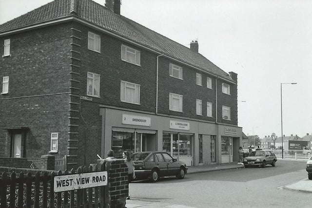 The Brus Corner shops and West View Road in this retro photo. Does it bring back memories? Photo: Hartlepool Library Service.