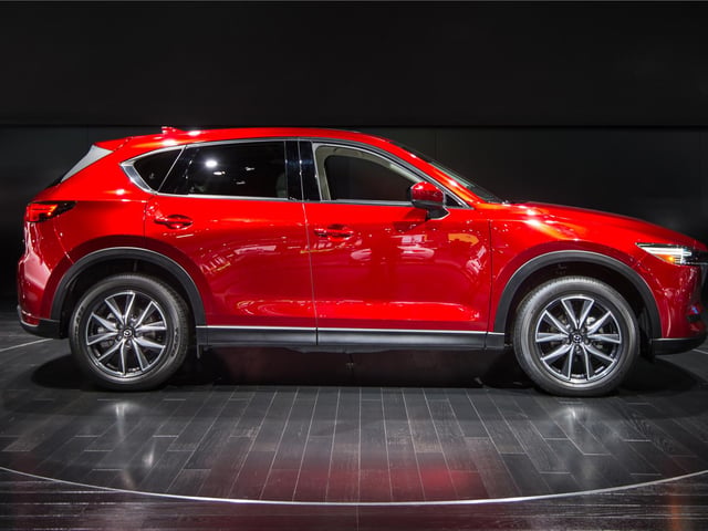 Taking the tenth spot as the UK’s most popular car is the Mazda CX-5
