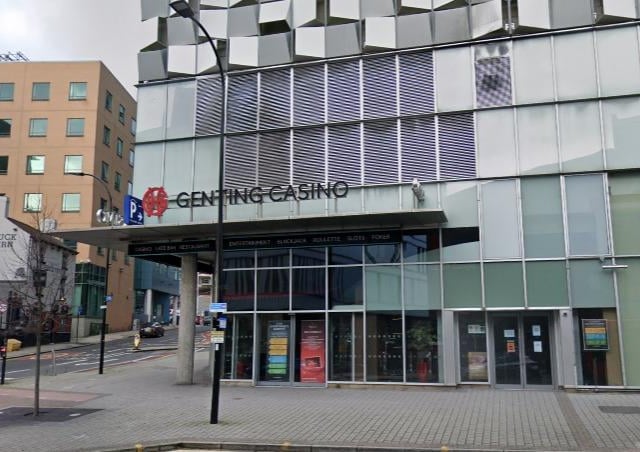 The sports lounge at Genting Casino in Sheffield screens a lot of live sporting action.