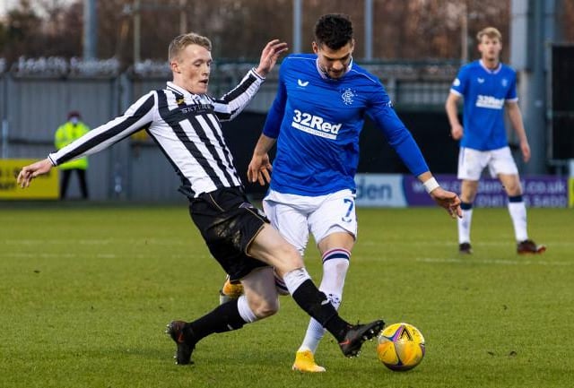 Set up the opener but influence in dictating the tempo of the attacks, harrying the defence and moving Rangers forward outdid his ball-work in a mature performance showing other positives of his current form.