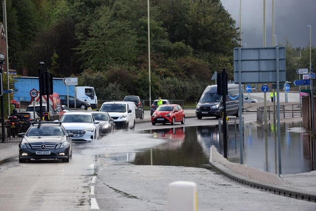 Flooding causes delays at Tyne Dock