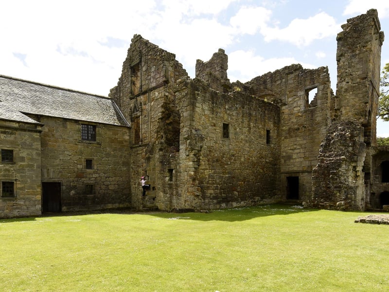 Aberdour Castle is the oldest standing stone castle in Scotland. It was here that Jamie was nursed back to health in the monastery and the castle kitchens and the long gallery were also used for filming. In 2014, there were 13,184 visitors and in 2024 there were 14,844.