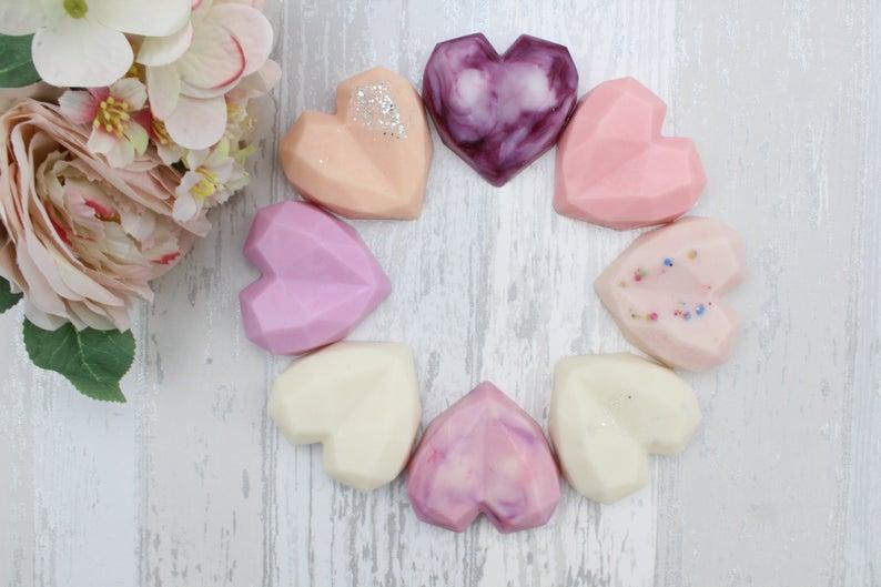 Ambientessences sell hand made soy wax melts. Aren't these hearts lovely!