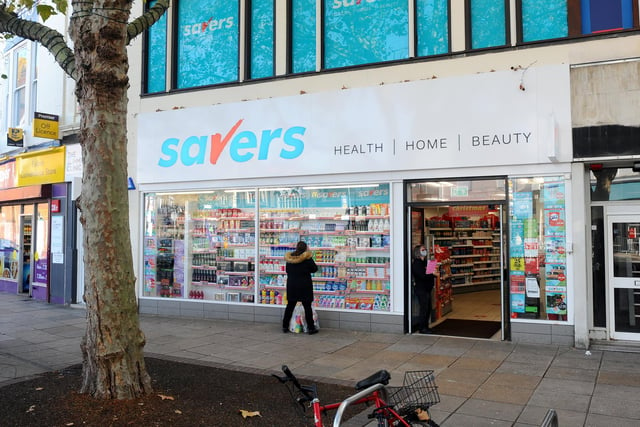 Savers in Commerical Road, Portsmouth, is open during the lockdown. Picture: Sarah Standing (051120-7666)