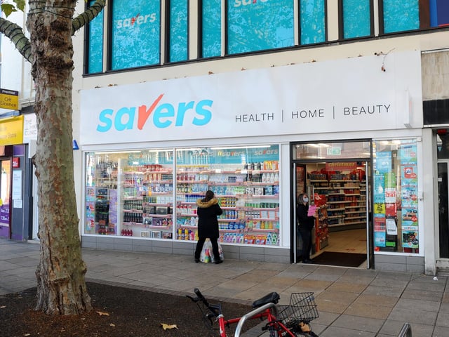 Savers in Commerical Road, Portsmouth, is open during the lockdown. Picture: Sarah Standing (051120-7666)