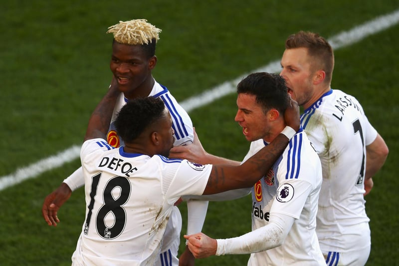 Total estimated Premier League net spend: £234 million. Most expensive signing: Didier Ndong from Lorient - £13.6 million. Number of seasons in the Premier League: 15.