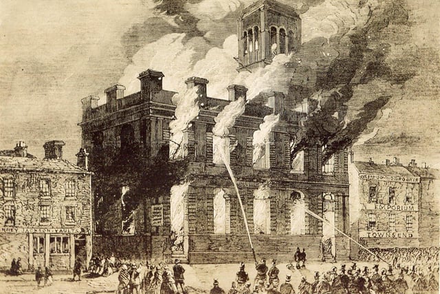 The Surrey Theatre, on West Bar, was built in 1851 and was said to be the finest venue outside London, complete with an underground museum, upper ballroom and marble statues. However, just 14 years after it opened it was destroyed by a fire. A play that reproduced the Great Fire of London - complete with a real on-stage blaze - went wrong. After a performance on March 25, crews failed to damp the theatre down and the flames reignited.