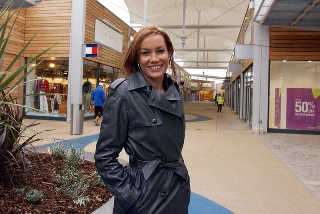 If it was new shops you fancied, there were plenty of options at Dalton Park. The new shopping outlet at Murton was opened by Tara Palmer-Tompkinson in 2003.