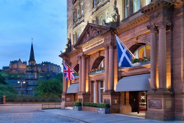 A former railway station located at the west end of Princes Street, The Caledonian was brought into the Waldorf Astoria group of hotels in 2011. A landmark in its own right, the hotel has unobstructed views of Edinburgh Castle, guests enjoy access to the Guerlain Spa, which offers an array of treatments as well as a steam room, sauna, jacuzzi, swimming pool and gym. Enjoy an opulent afternoon tea in Peacock Alley, drinks at The Caley Bar, and a meal at the award-winning restaurant Grazing by Mark Greenaway.