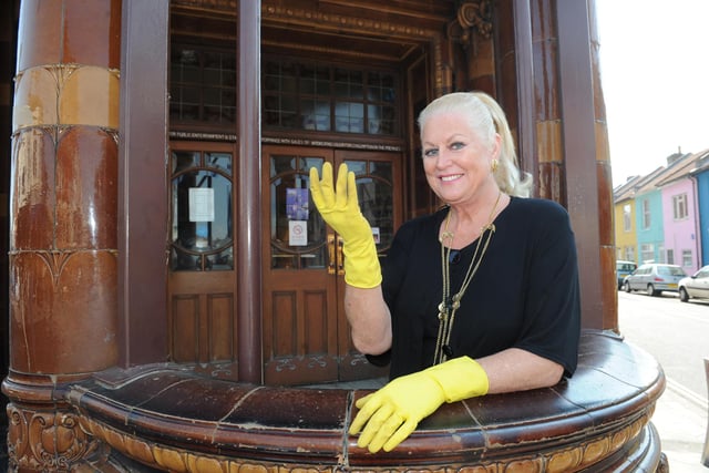 TV personality Kim Woodburn, known for her role in Channel 4's How Clean Is Your House?, comes from Portsmouth. Some readers said she deserves a statue here.