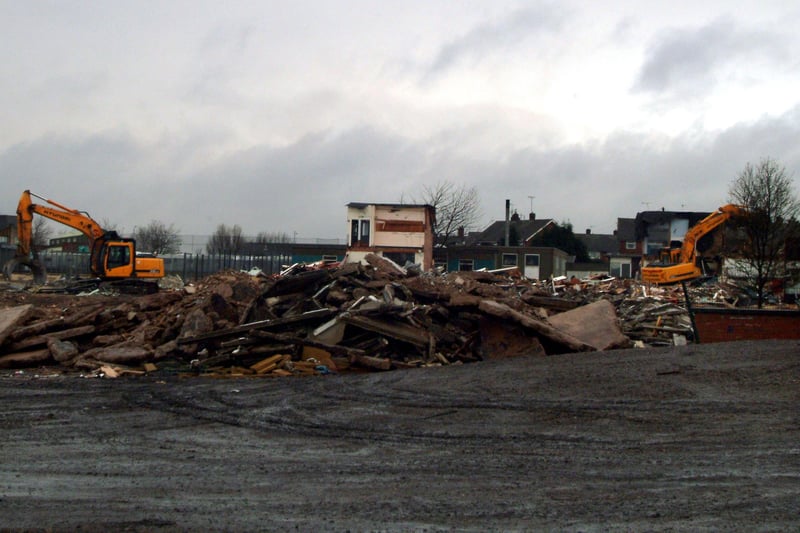The old school was knocked down in 2008