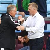 Sheffield United manager Chris Wilder will be going head-to-head with his Aston Villa counterpart, Dean Smith, in the Premier League tomorrow evening. (Photo by Paul Ellis/Pool via Getty Images).