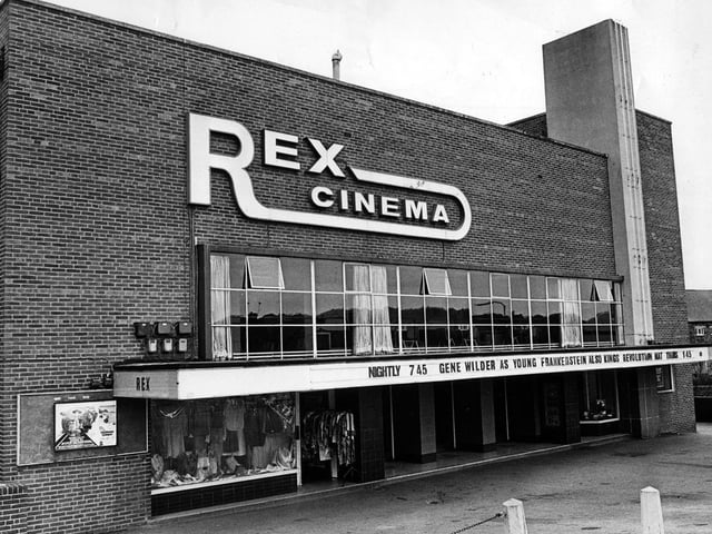 The Rex Cinema at Intake, Sheffield, pictured in August 1975