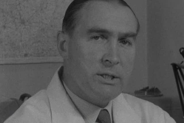 The Sheffield NHS official speaking about the 1957 epidemic in the BBC film
