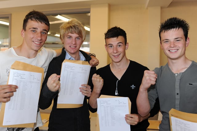 Adam Brown, 16, Aidan Keyworth, 16, Arron Riggs, 15 and Connor Phillips, 16 in 2010