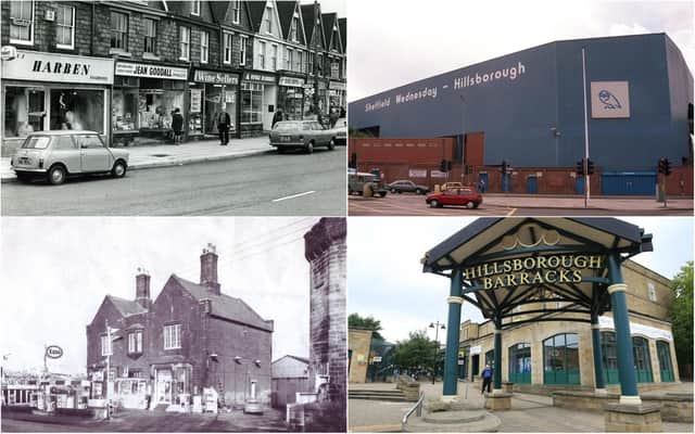 Images of Hillsborough then and now, from the famous Sheffield Wednesday stadium to historic Barracks shopping centre