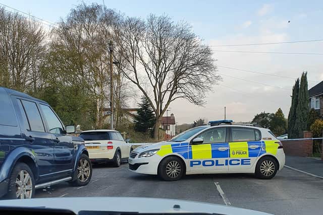 A police incident on Warren Lane, Chapeltown. Picture by Rachel Mansell